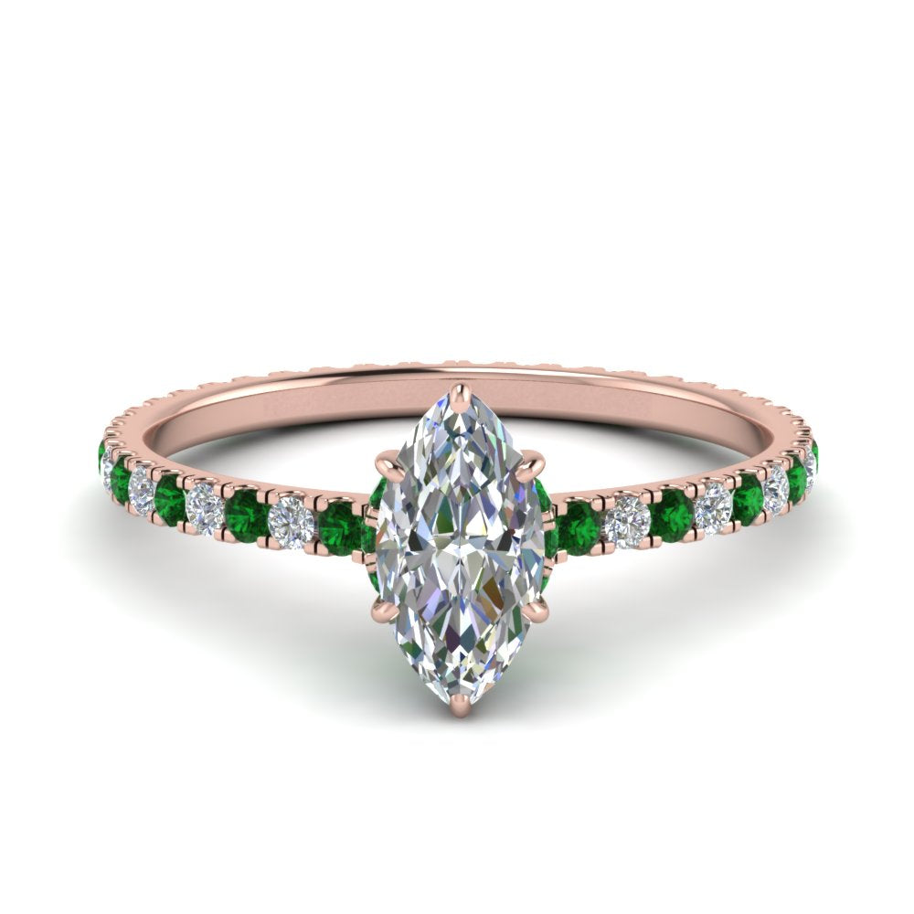 eternity-hidden-halo-marquise-cut-diamond-engagement-ring-with-emerald-in-FD-9168MQRGEMGRANGLE3-NL-RG