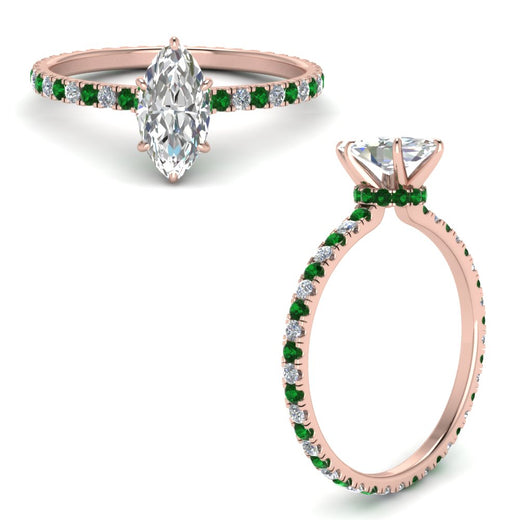 eternity-hidden-halo-marquise-cut-diamond-engagement-ring-with-emerald-in-FD-9168MQRGEMGRANGLE3-NL-RG
