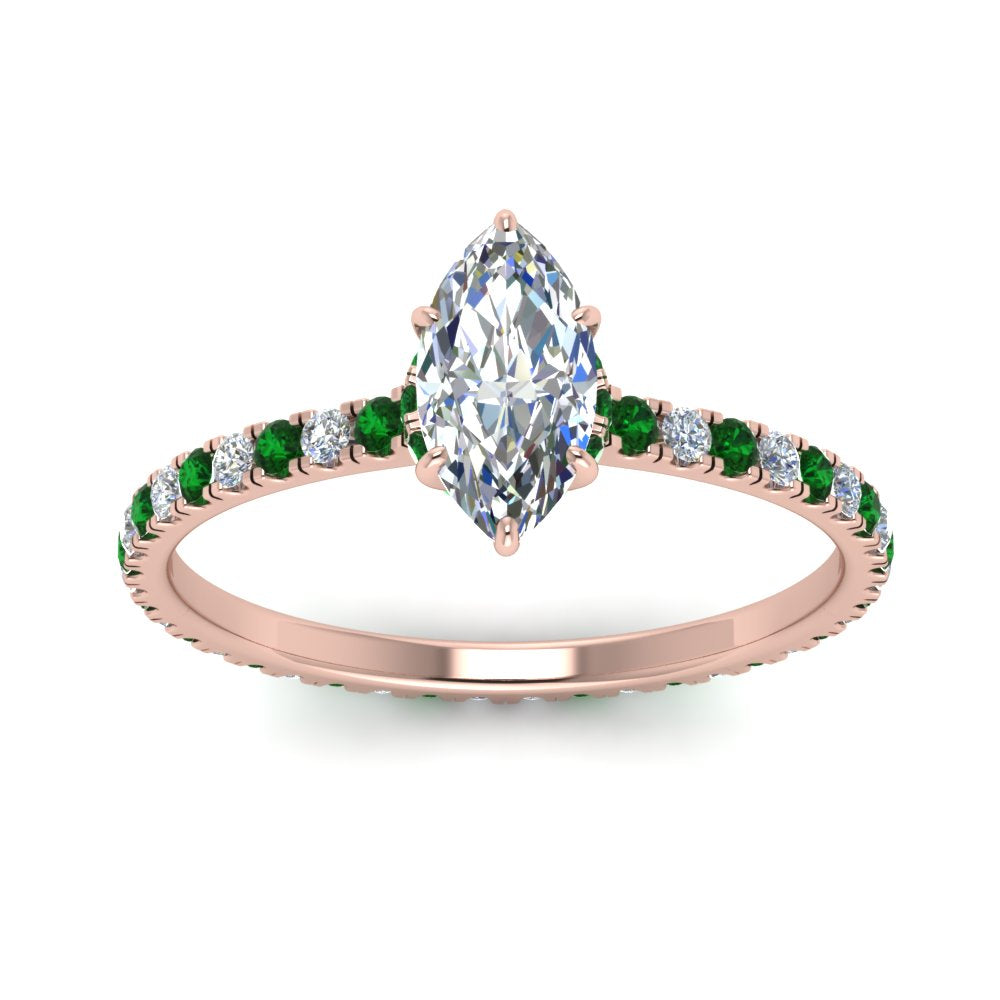 eternity-hidden-halo-marquise-cut-diamond-engagement-ring-with-emerald-in-FD-9168MQRGEMGRANGLE3-NL-RG