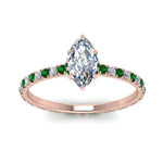 Load image into Gallery viewer, eternity-hidden-halo-marquise-cut-diamond-engagement-ring-with-emerald-in-FD-9168MQRGEMGRANGLE3-NL-RG
