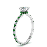 Load image into Gallery viewer, eternity-hidden-halo-marquise-cut-diamond-engagement-ring-with-emerald-in-FD-9168MQRGEMGRANGLE3-NL-WG
