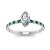Load image into Gallery viewer, eternity-hidden-halo-marquise-cut-diamond-engagement-ring-with-emerald-in-FD-9168MQRGEMGRANGLE3-NL-WG