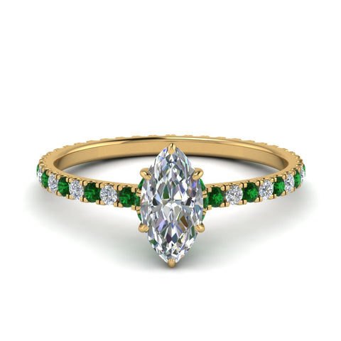 eternity-hidden-halo-marquise-cut-diamond-engagement-ring-with-emerald-in-FD-9168MQRGEMGRANGLE3-NL-YG