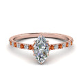Thumbnail 70 - eternity-hidden-halo-marquise-cut-diamond-engagement-ring-with-orange-sapphire-in-FD-9168MQRGSAORANGLE3-NL-RG