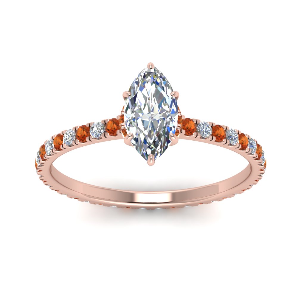 eternity-hidden-halo-marquise-cut-diamond-engagement-ring-with-orange-sapphire-in-FD-9168MQRGSAORANGLE3-NL-RG