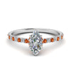 Load image into Gallery viewer, eternity-hidden-halo-marquise-cut-diamond-engagement-ring-with-orange-sapphire-in-FD-9168MQRGSAORANGLE3-NL-WG