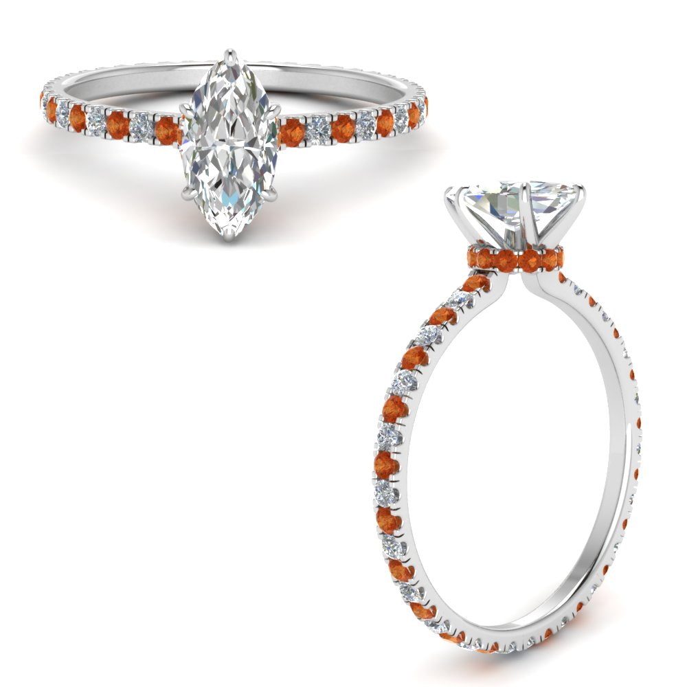 eternity-hidden-halo-marquise-cut-diamond-engagement-ring-with-orange-sapphire-in-FD-9168MQRGSAORANGLE3-NL-WG