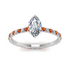 Load image into Gallery viewer, eternity-hidden-halo-marquise-cut-diamond-engagement-ring-with-orange-sapphire-in-FD-9168MQRGSAORANGLE3-NL-WG