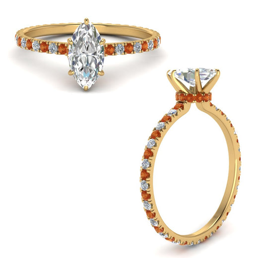 eternity-hidden-halo-marquise-cut-diamond-engagement-ring-with-orange-sapphire-in-FD-9168MQRGSAORANGLE3-NL-YG