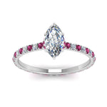 Load image into Gallery viewer, eternity-hidden-halo-marquise-cut-diamond-engagement-ring-with-pink-sapphire-in-FD-9168MQRGSADRPIANGLE3-NL-WG
