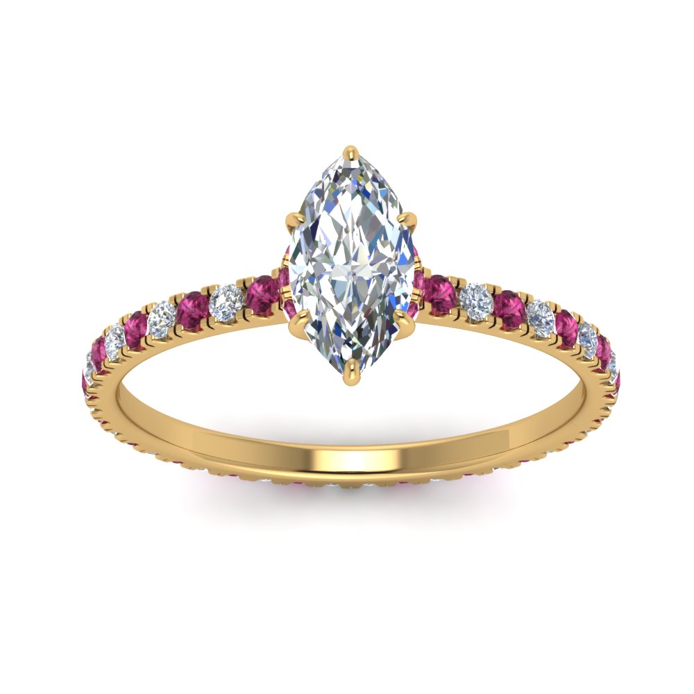eternity-hidden-halo-marquise-cut-diamond-engagement-ring-with-pink-sapphire-in-FD-9168MQRGSADRPIANGLE3-NL-YG