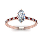 Load image into Gallery viewer, eternity-hidden-halo-marquise-cut-diamond-engagement-ring-with-ruby-in-FD-9168MQRGRUDRANGLE3-NL-RG
