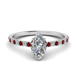 Load image into Gallery viewer, eternity-hidden-halo-marquise-cut-diamond-engagement-ring-with-ruby-in-FD-9168MQRGRUDRANGLE3-NL-WG
