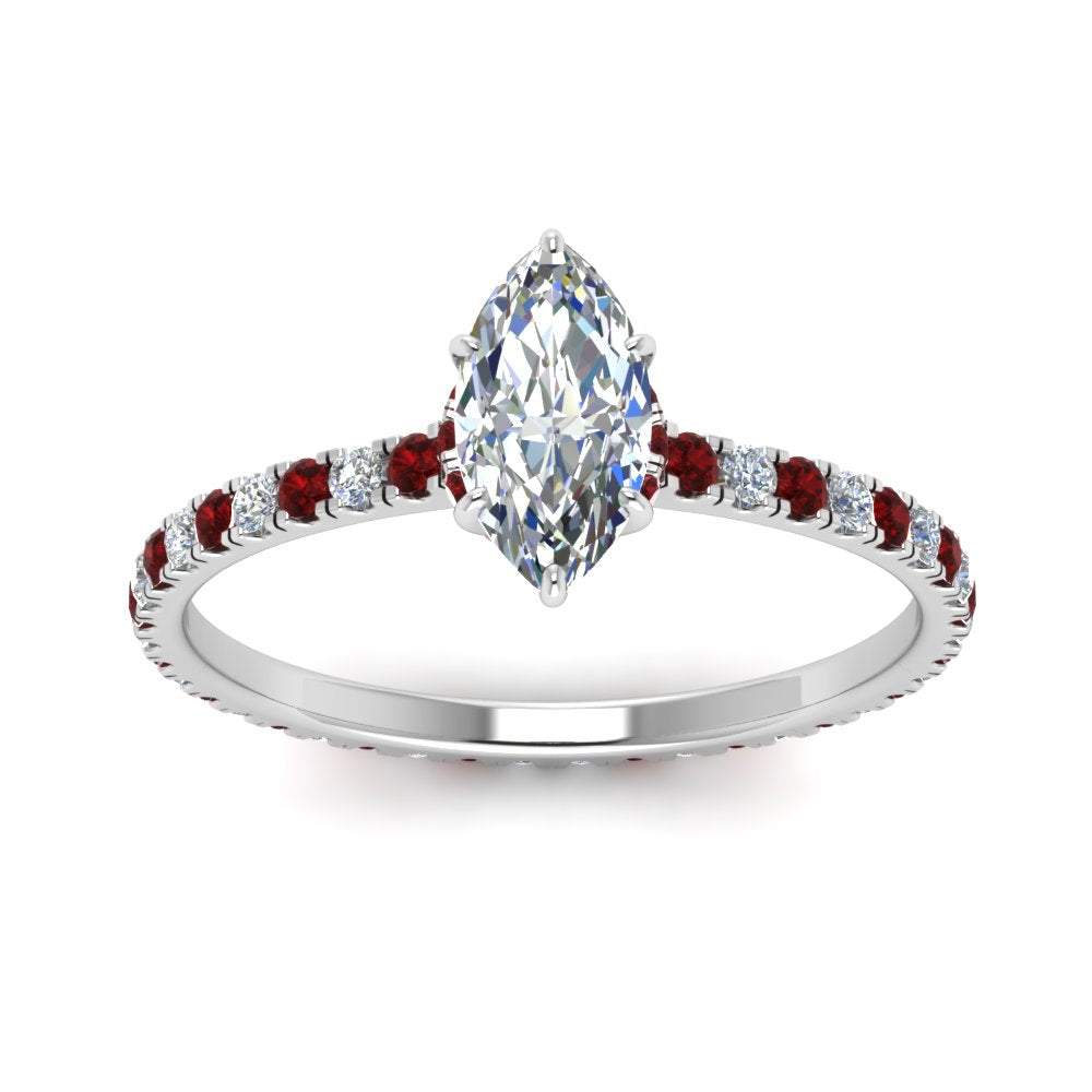 eternity-hidden-halo-marquise-cut-diamond-engagement-ring-with-ruby-in-FD-9168MQRGRUDRANGLE3-NL-WG