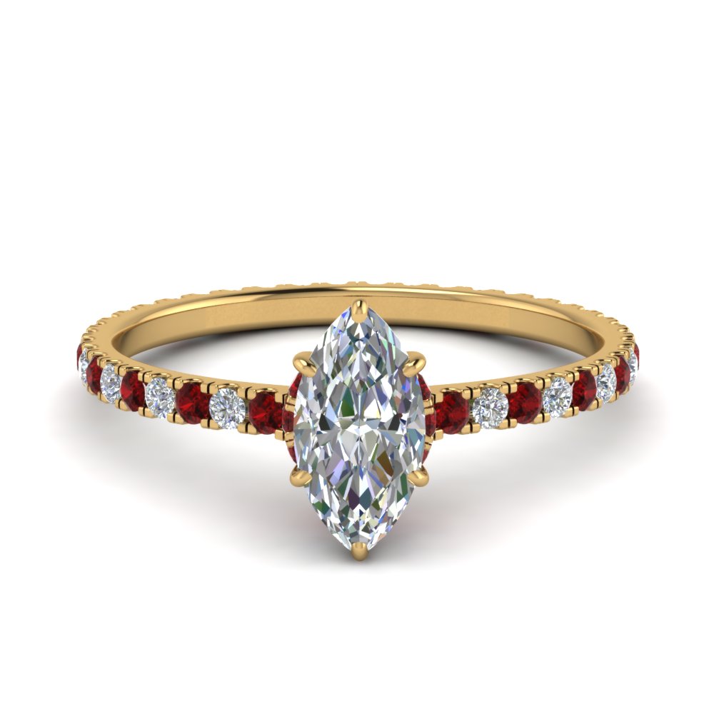 eternity-hidden-halo-marquise-cut-diamond-engagement-ring-with-ruby-in-FD-9168MQRGRUDRANGLE3-NL-YG