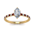 Thumbnail 19 - eternity-hidden-halo-marquise-cut-diamond-engagement-ring-with-ruby-in-FD-9168MQRGRUDRANGLE3-NL-YG
