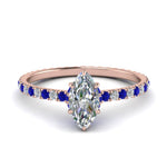 Load image into Gallery viewer, eternity-hidden-halo-marquise-cut-diamond-engagement-ring-with-sapphire-in-FD-9168MQRGSABLANGLE3-NL-RG
