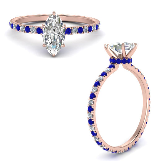 eternity-hidden-halo-marquise-cut-diamond-engagement-ring-with-sapphire-in-FD-9168MQRGSABLANGLE3-NL-RG