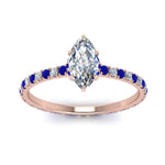Load image into Gallery viewer, eternity-hidden-halo-marquise-cut-diamond-engagement-ring-with-sapphire-in-FD-9168MQRGSABLANGLE3-NL-RG
