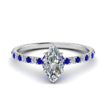 Load image into Gallery viewer, eternity-hidden-halo-marquise-cut-diamond-engagement-ring-with-sapphire-in-FD-9168MQRGSABLANGLE3-NL-WG
