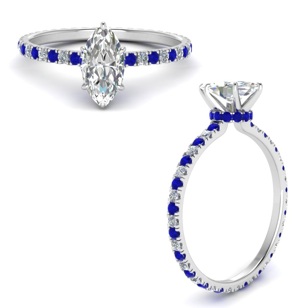 eternity-hidden-halo-marquise-cut-diamond-engagement-ring-with-sapphire-in-FD-9168MQRGSABLANGLE3-NL-WG