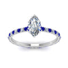 Load image into Gallery viewer, eternity-hidden-halo-marquise-cut-diamond-engagement-ring-with-sapphire-in-FD-9168MQRGSABLANGLE3-NL-WG