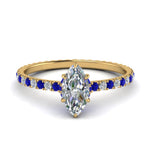Load image into Gallery viewer, eternity-hidden-halo-marquise-cut-diamond-engagement-ring-with-sapphire-in-FD-9168MQRGSABLANGLE3-NL-YG
