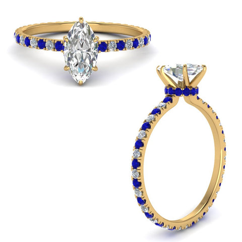 eternity-hidden-halo-marquise-cut-diamond-engagement-ring-with-sapphire-in-FD-9168MQRGSABLANGLE3-NL-YG