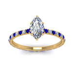 Load image into Gallery viewer, eternity-hidden-halo-marquise-cut-diamond-engagement-ring-with-sapphire-in-FD-9168MQRGSABLANGLE3-NL-YG
