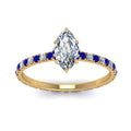 Thumbnail 7 - eternity-hidden-halo-marquise-cut-diamond-engagement-ring-with-sapphire-in-FD-9168MQRGSABLANGLE3-NL-YG