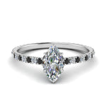 Load image into Gallery viewer, eternity-hidden-halo-marquise-cut-engagement-ring-with-black-diamond-in-FD-9168MQRGBLACKANGLE3-NL-WG
