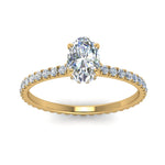 Load image into Gallery viewer, eternity-hidden-halo-oval-shaped-diamond-engagement-ring-in-FD-9168OVRANGLE3-NL-YG
