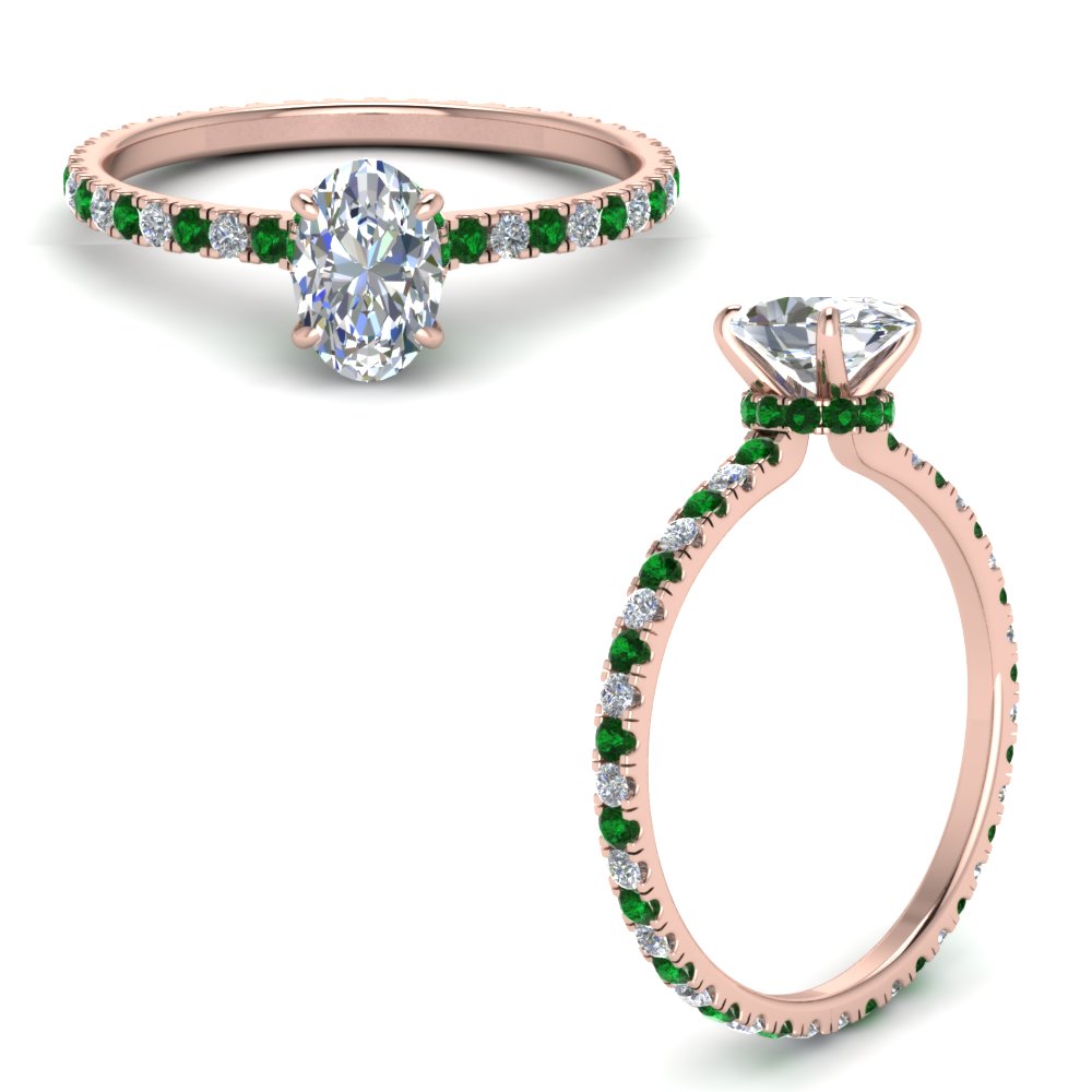 eternity-hidden-halo-oval-shaped-diamond-engagement-ring-with-emerald-in-FD-9168OVRGEMGRANGLE3-NL-RG
