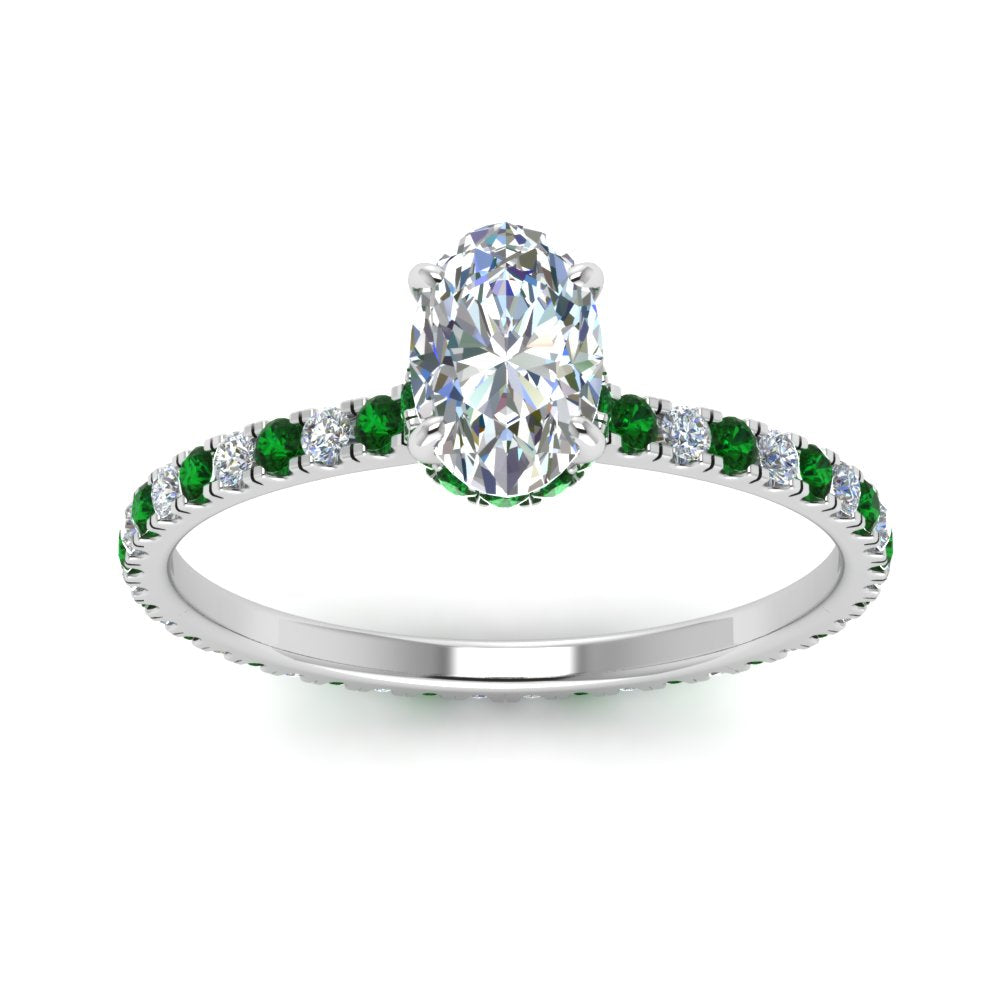eternity-hidden-halo-oval-shaped-diamond-engagement-ring-with-emerald-in-FD-9168OVRGEMGRANGLE3-NL-WG