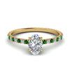 Load image into Gallery viewer, eternity-hidden-halo-oval-shaped-diamond-engagement-ring-with-emerald-in-FD-9168OVRGEMGRANGLE3-NL-YG