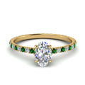 Thumbnail 22 - eternity-hidden-halo-oval-shaped-diamond-engagement-ring-with-emerald-in-FD-9168OVRGEMGRANGLE3-NL-YG