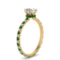 Thumbnail 24 - eternity-hidden-halo-oval-shaped-diamond-engagement-ring-with-emerald-in-FD-9168OVRGEMGRANGLE3-NL-YG