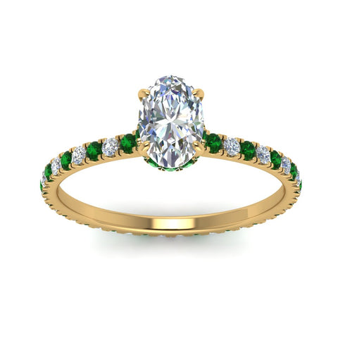 eternity-hidden-halo-oval-shaped-diamond-engagement-ring-with-emerald-in-FD-9168OVRGEMGRANGLE3-NL-YG