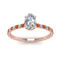 Thumbnail 71 - eternity-hidden-halo-oval-shaped-diamond-engagement-ring-with-orange-sapphire-in-FD-9168OVRGSAORANGLE3-NL-RG