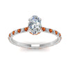Load image into Gallery viewer, eternity-hidden-halo-oval-shaped-diamond-engagement-ring-with-orange-sapphire-in-FD-9168OVRGSAORANGLE3-NL-WG