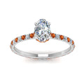 Thumbnail 43 - eternity-hidden-halo-oval-shaped-diamond-engagement-ring-with-orange-sapphire-in-FD-9168OVRGSAORANGLE3-NL-WG
