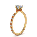 Thumbnail 16 - eternity-hidden-halo-oval-shaped-diamond-engagement-ring-with-orange-sapphire-in-FD-9168OVRGSAORANGLE3-NL-YG