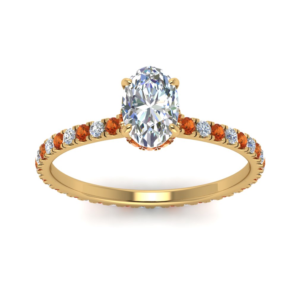 eternity-hidden-halo-oval-shaped-diamond-engagement-ring-with-orange-sapphire-in-FD-9168OVRGSAORANGLE3-NL-YG
