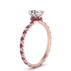 Load image into Gallery viewer, eternity-hidden-halo-oval-shaped-diamond-engagement-ring-with-pink-sapphire-in-FD-9168OVRGSADRPIANGLE3-NL-RG