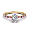 Load image into Gallery viewer, eternity-hidden-halo-oval-shaped-diamond-engagement-ring-with-pink-sapphire-in-FD-9168OVRGSADRPIANGLE3-NL-YG
