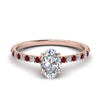 Load image into Gallery viewer, eternity-hidden-halo-oval-shaped-diamond-engagement-ring-with-ruby-in-FD-9168OVRGRUDRANGLE3-NL-RG
