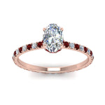 Load image into Gallery viewer, eternity-hidden-halo-oval-shaped-diamond-engagement-ring-with-ruby-in-FD-9168OVRGRUDRANGLE3-NL-RG
