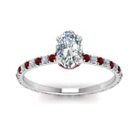 Load image into Gallery viewer, eternity-hidden-halo-oval-shaped-diamond-engagement-ring-with-ruby-in-FD-9168OVRGRUDRANGLE3-NL-WG
