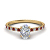 Load image into Gallery viewer, eternity-hidden-halo-oval-shaped-diamond-engagement-ring-with-ruby-in-FD-9168OVRGRUDRANGLE3-NL-YG