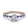 Load image into Gallery viewer, eternity-hidden-halo-oval-shaped-diamond-engagement-ring-with-sapphire-in-FD-9168OVRGSABLANGLE3-NL-RG